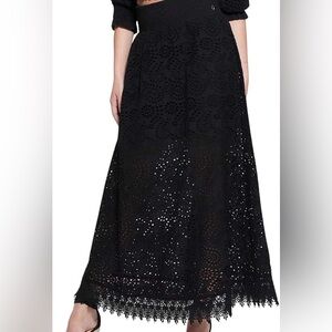 GUESS Womens Sangallo Rafa Maxi Skirt size L